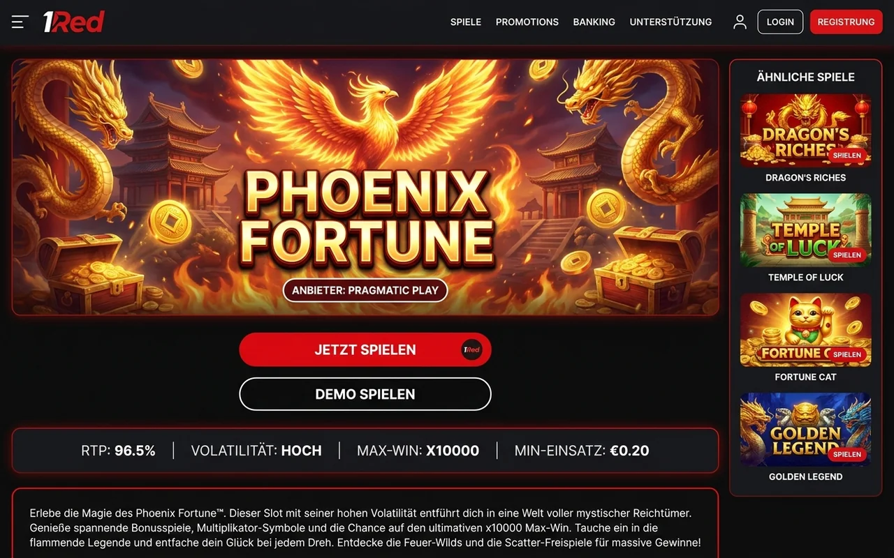 Slot-Spotlight: Ein konkretes Beispiel – 1Red